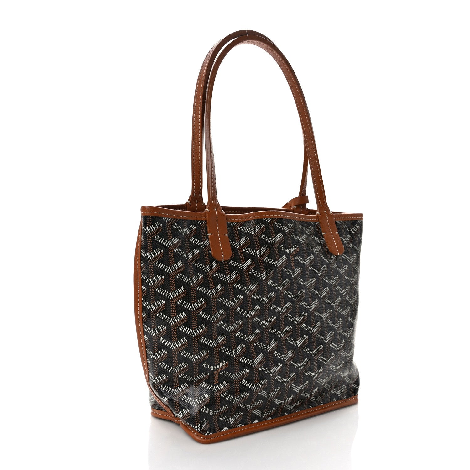 Goyard Goyardine Reversible Mini Anjou Black Gold 4 of 10