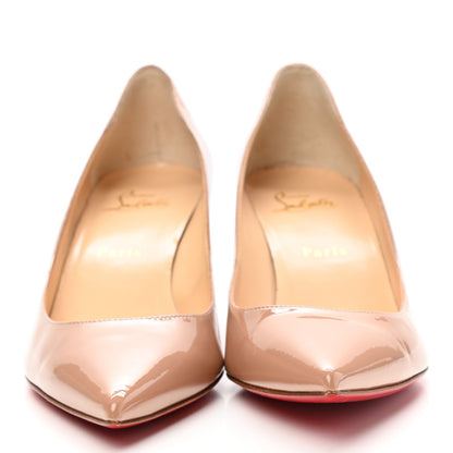Christian Louboutin Patent Pigalle Follies 55 Pumps 40 Nude 2 of 8