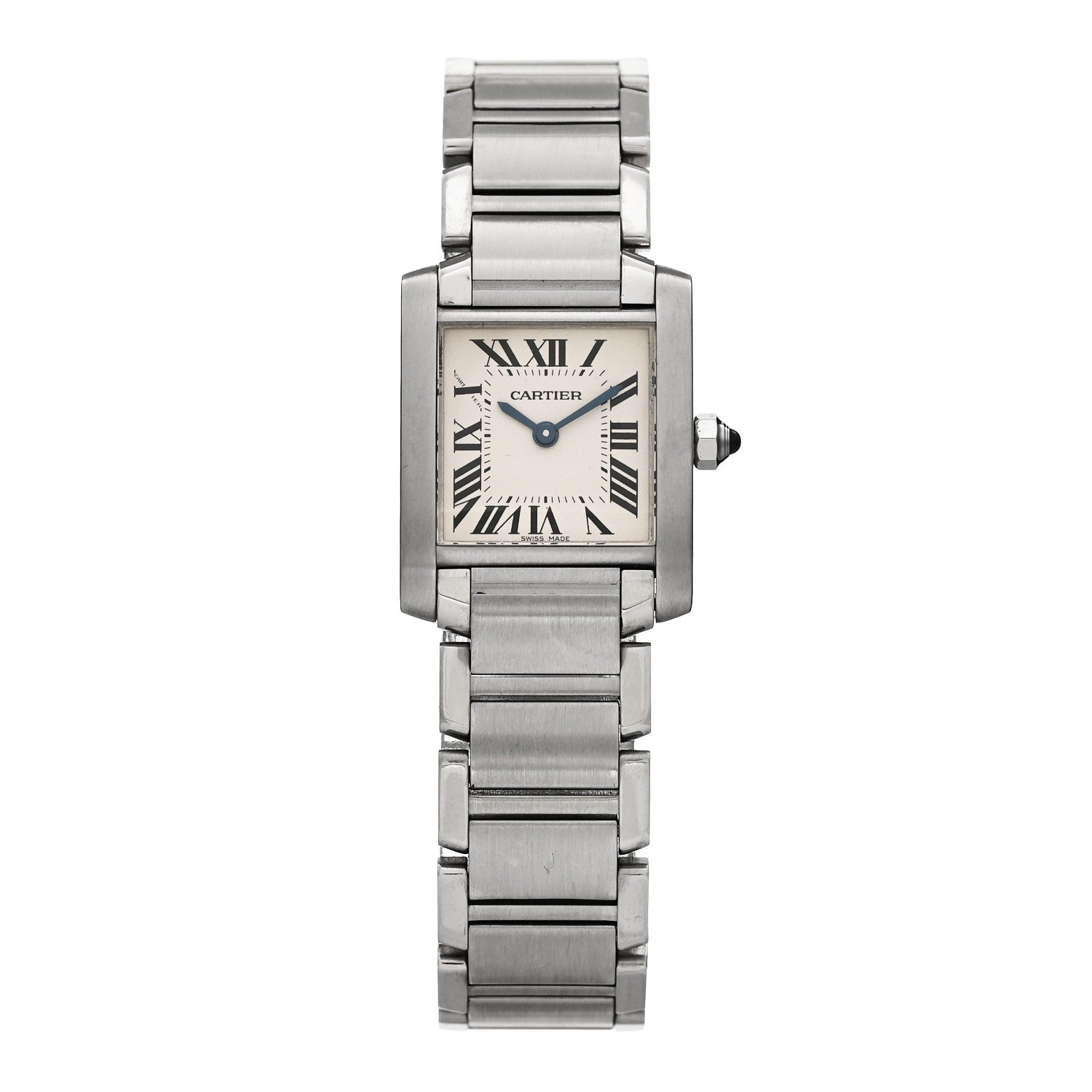 Cartier Stainless Steel 20mm Tank Francaise Quartz Watch 1 of 5