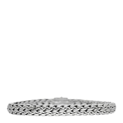 John Hardy Sterling Silver Black Sapphire 7.5mm Classic Chain Bracelet 3 of 4
