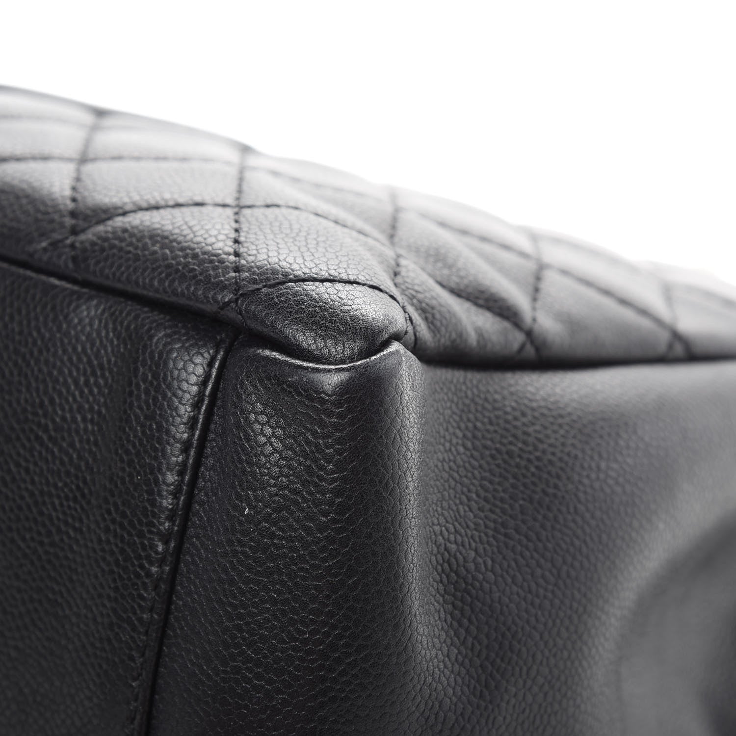 Chanel Caviar Quilted Grand Shopping Tote GST Black 10 of 17