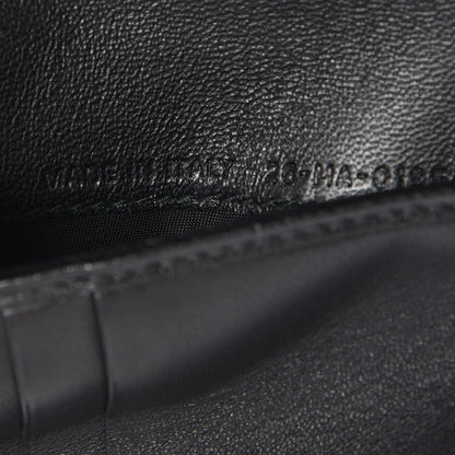 Christian Dior Grained Calfskin Cannage Diorama Elancee Wallet Black 7 of 8