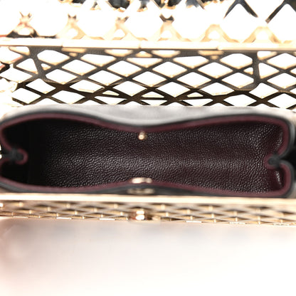 Chanel Metal Quilted Mini Rectangular Flap Gold 5 of 10