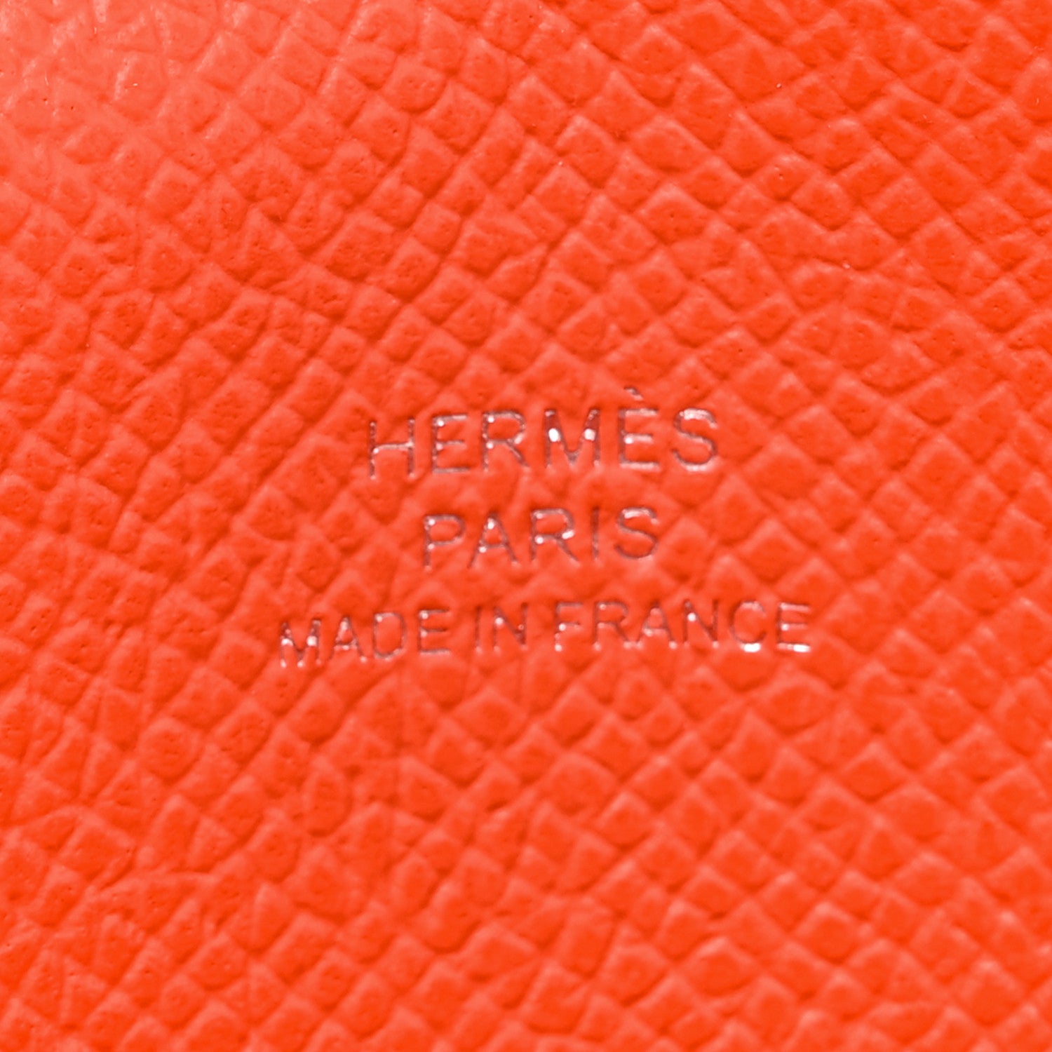 Hermes Epsom Hermesnap Wallet Orange Poppy 6 of 10