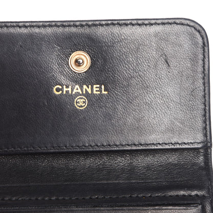 Chanel Caviar Timeless CC Compact Double Sided Wallet Black 6 of 8