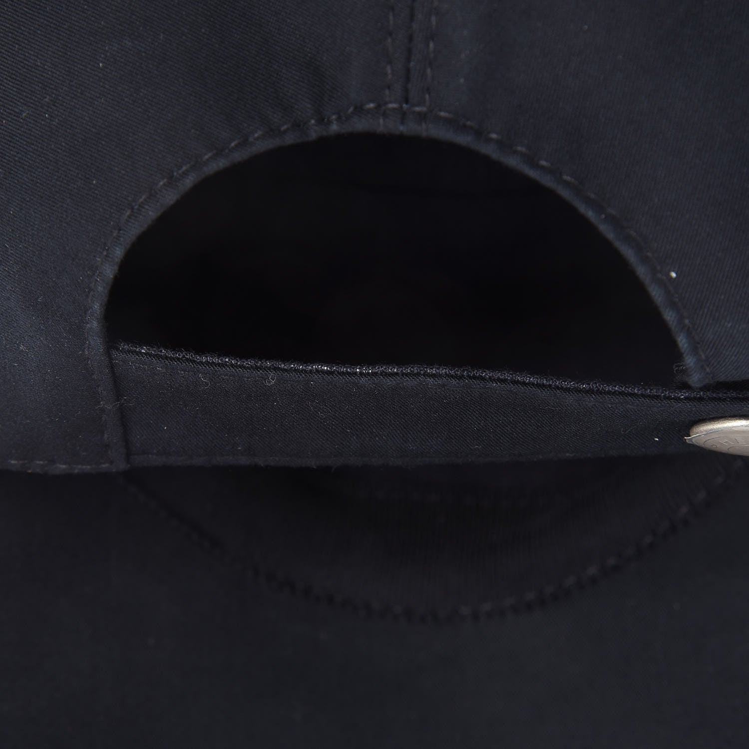 Hermes Cotton Cap 57 Black 8 of 10