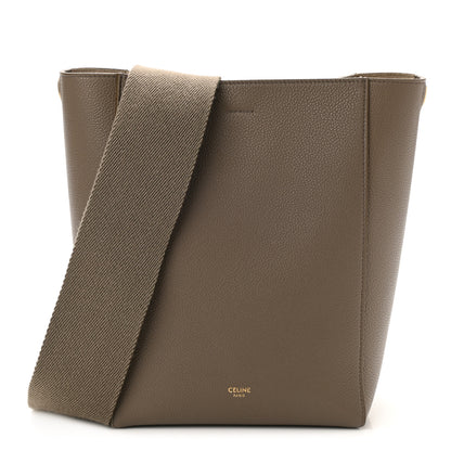 Celine Soft Grained Calfskin Small Sangle Bucket Bag Taupe 1 of 9