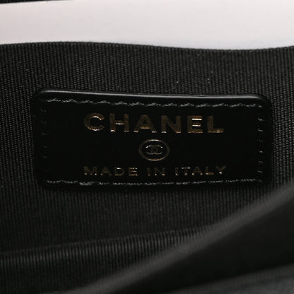 Chanel Calfskin Quilted Mini Maxi Pearls Wallet On Chain WOC Black 6 of 10