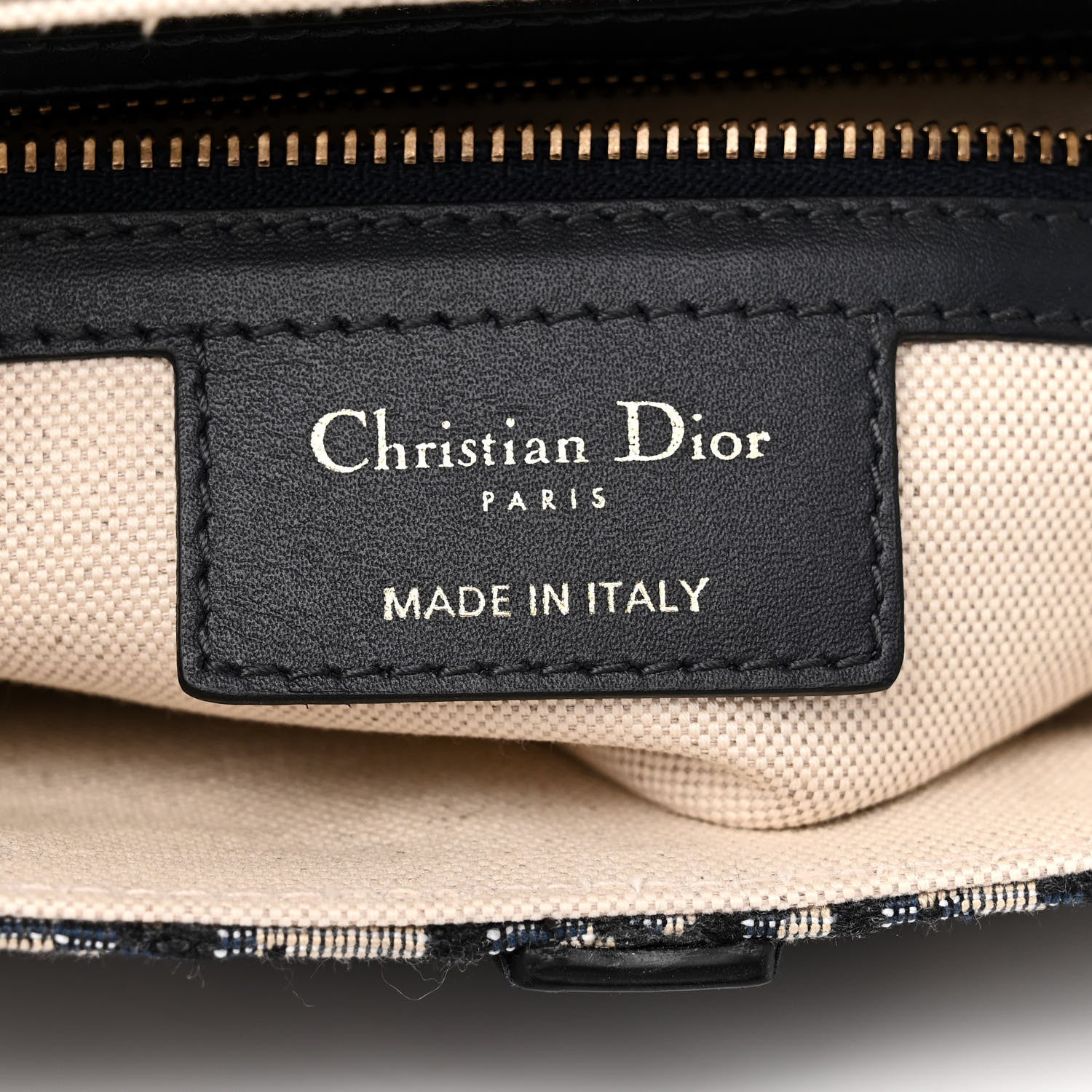 Christian Dior Oblique Saddle Bag Blue 6 of 10