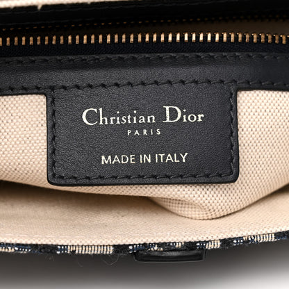 Christian Dior Oblique Saddle Bag Blue 6 of 10