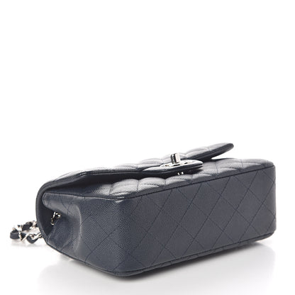 Chanel Caviar Quilted Mini Rectangular Flap Navy 4 of 11