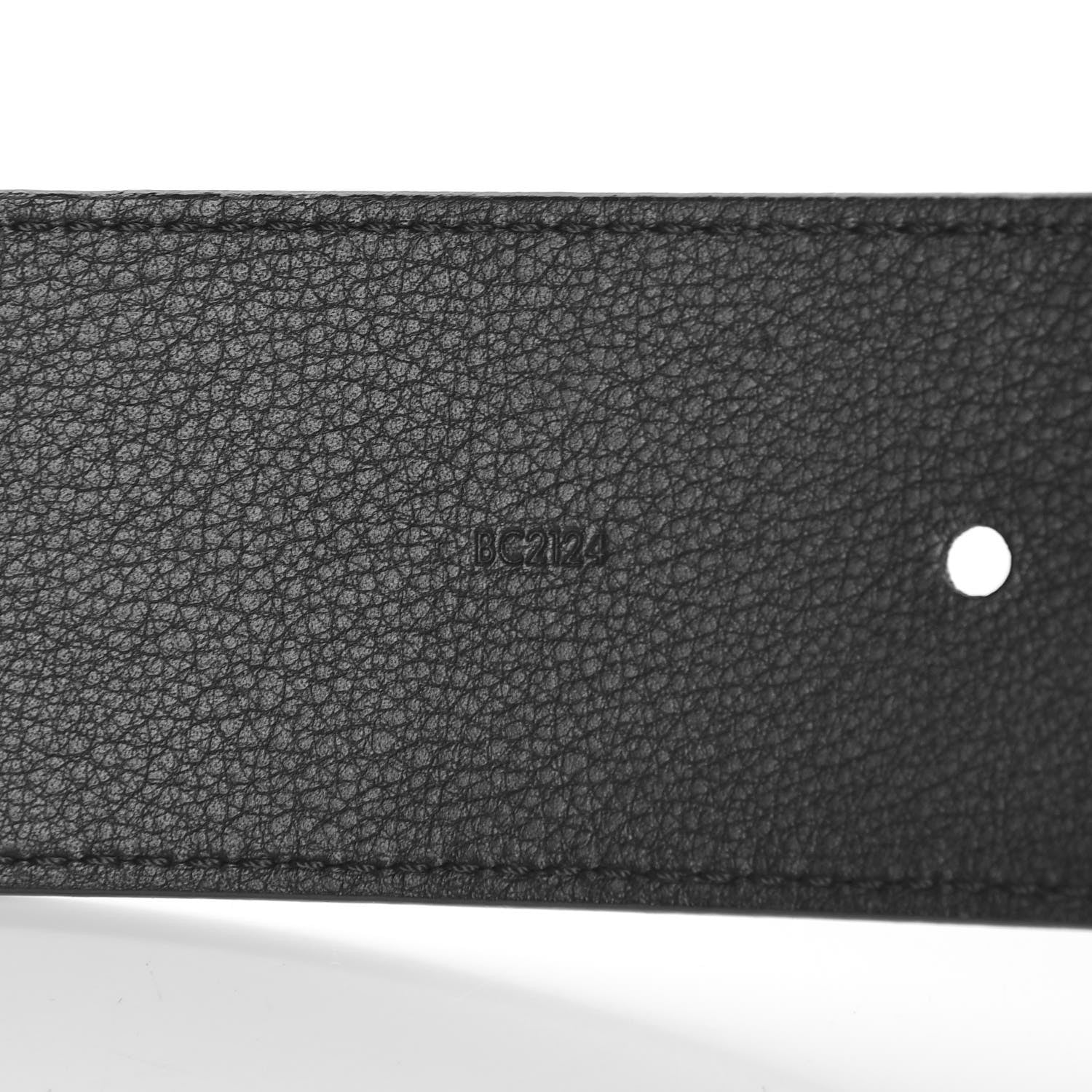 Louis Vuitton Calfskin 45mm LV Capucine Initiales Belt 90 36 Black 6 of 9