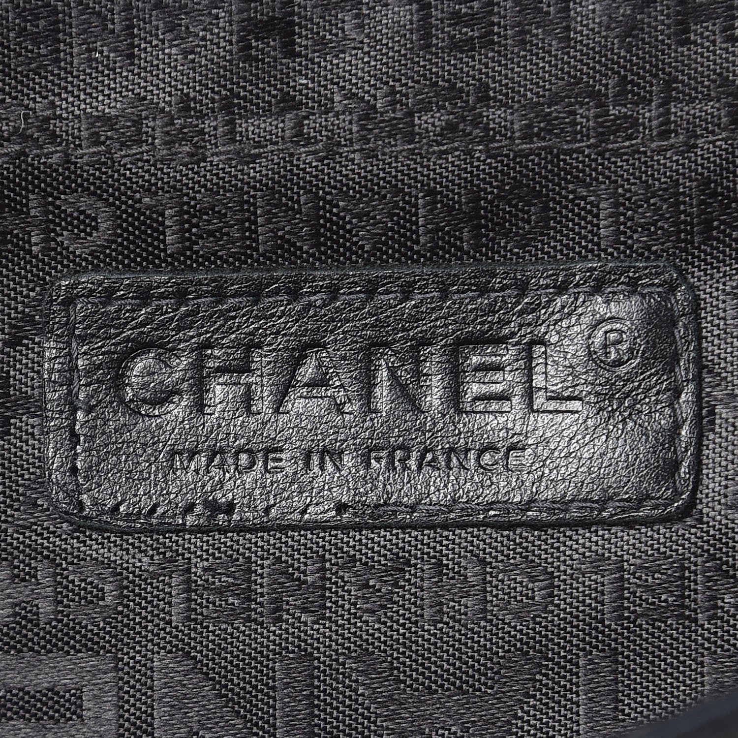 Chanel Calfskin Chocolate Bar Quilted Accordion Flap Black 7 of 12