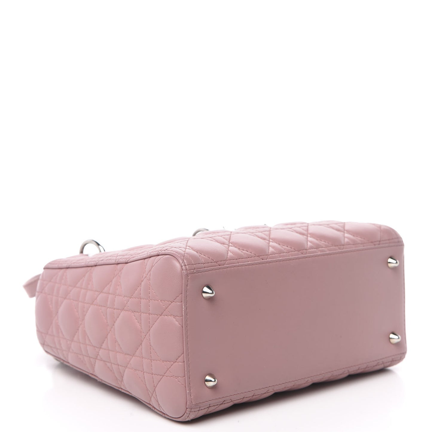 Lambskin Cannage Medium Lady Dior Pink