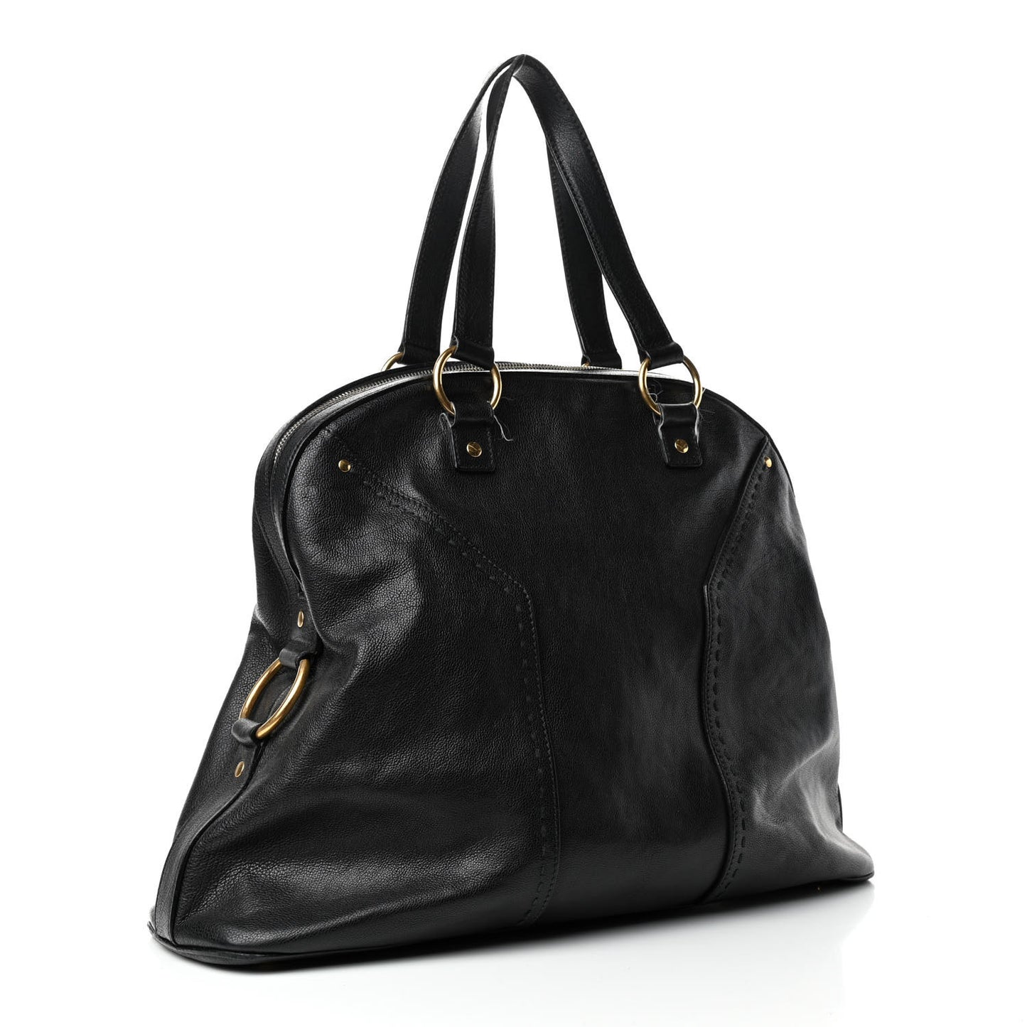 Calfskin Oversized Muse Black