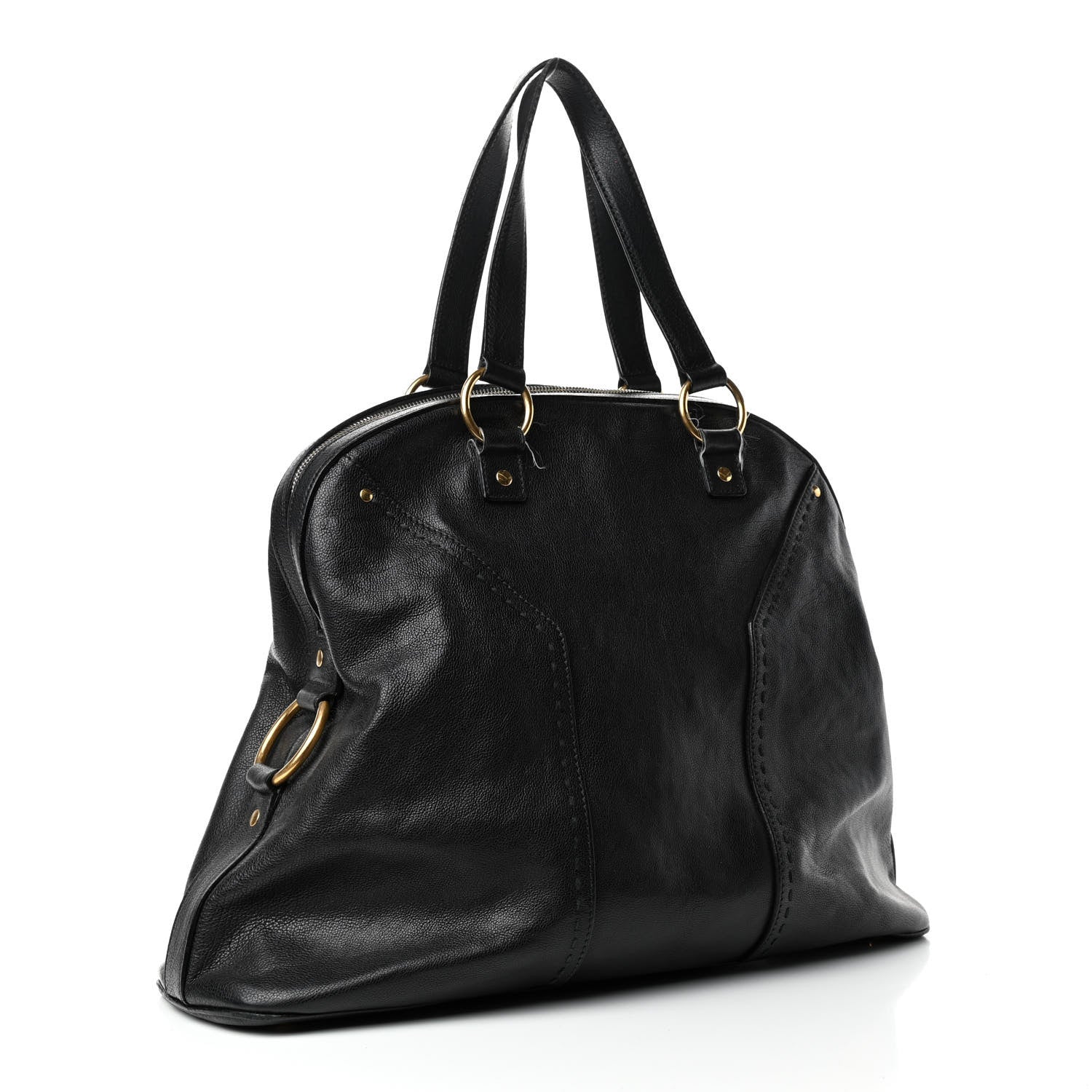 Saint Laurent Calfskin Oversized Muse Black 2 of 4