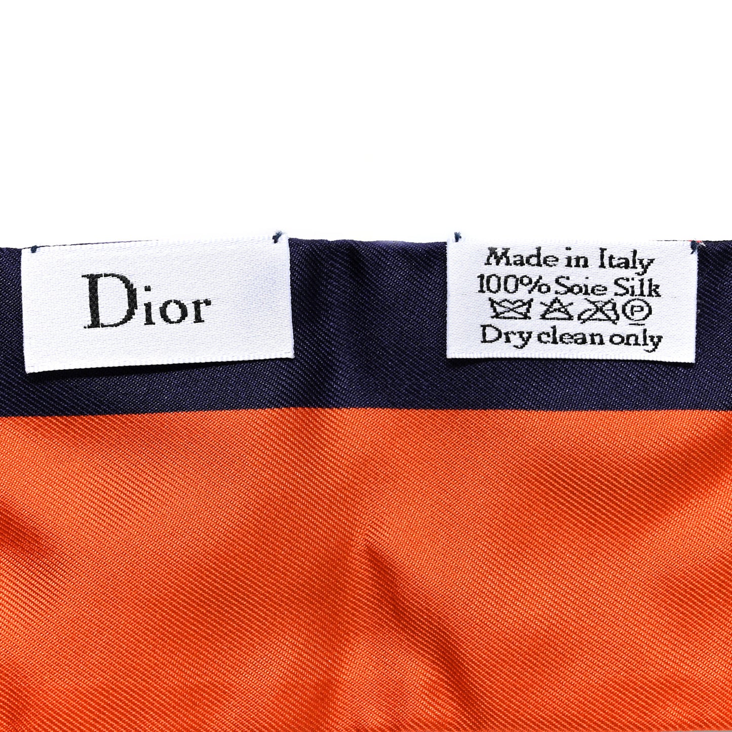 Silk ABCDior A Mitzah Scarf Blue Marine