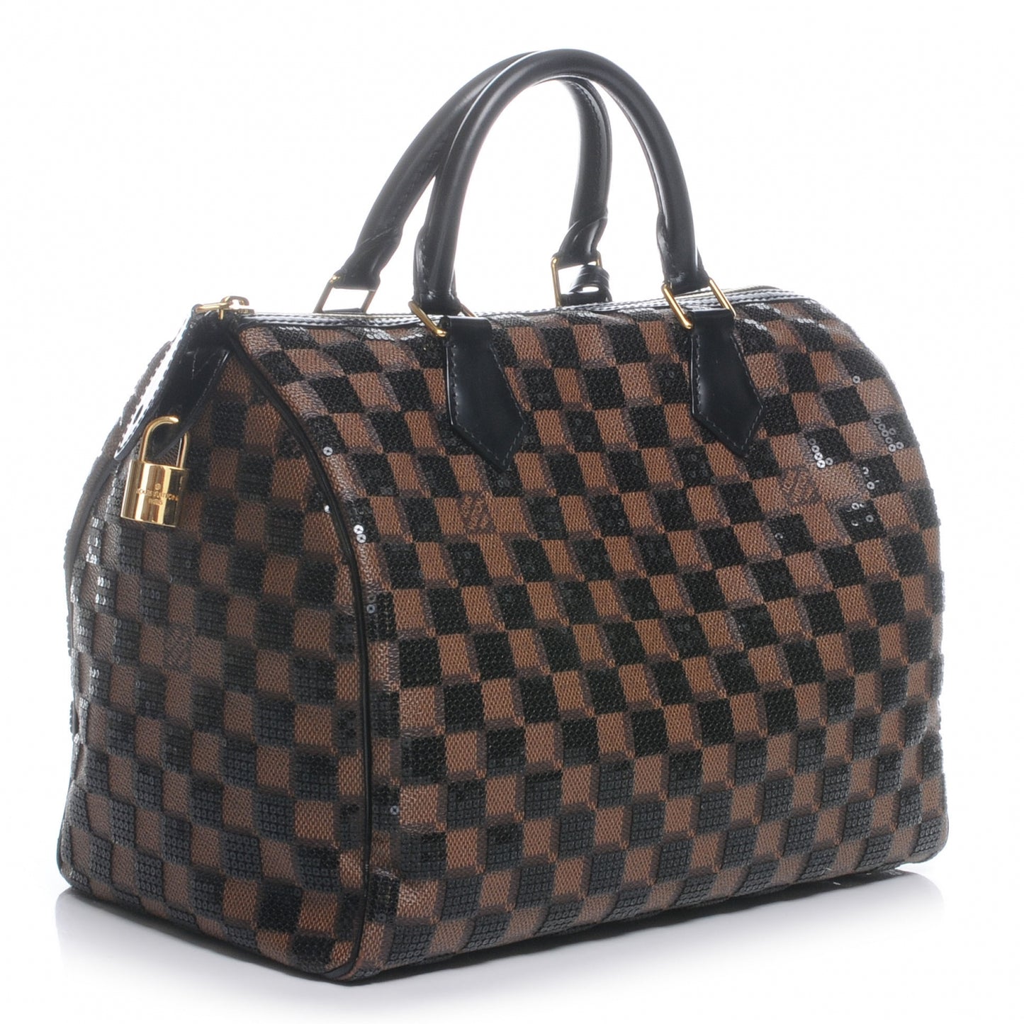 Damier Paillettes Speedy 30 Black