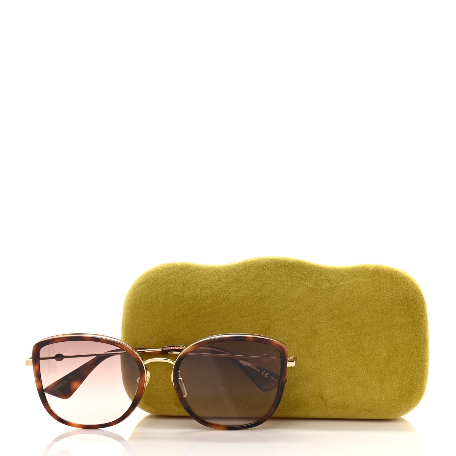 Gucci Cat Eye Sunglasses GG0606SK Havana 8 of 8