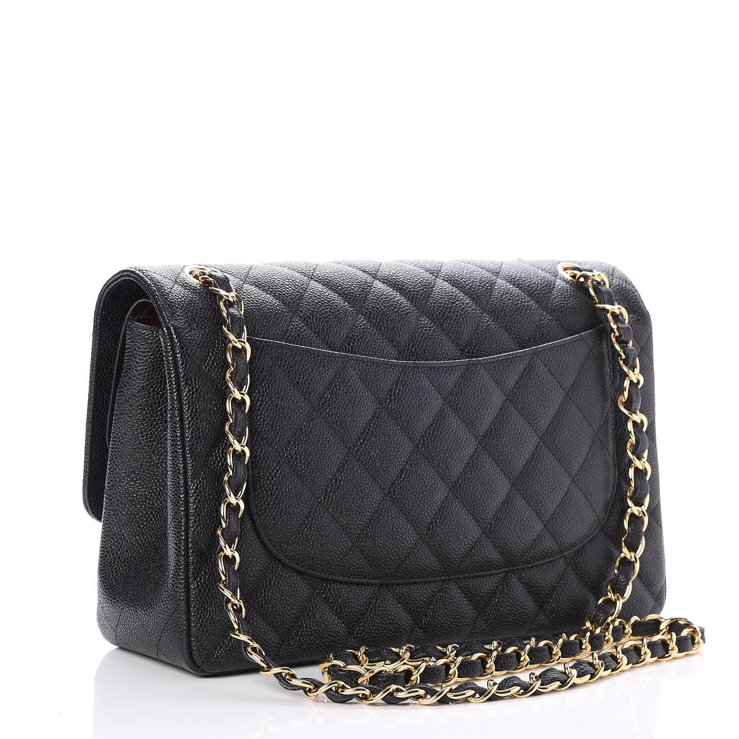 Chanel Caviar Quilted Jumbo Double Flap Black 4 of 8