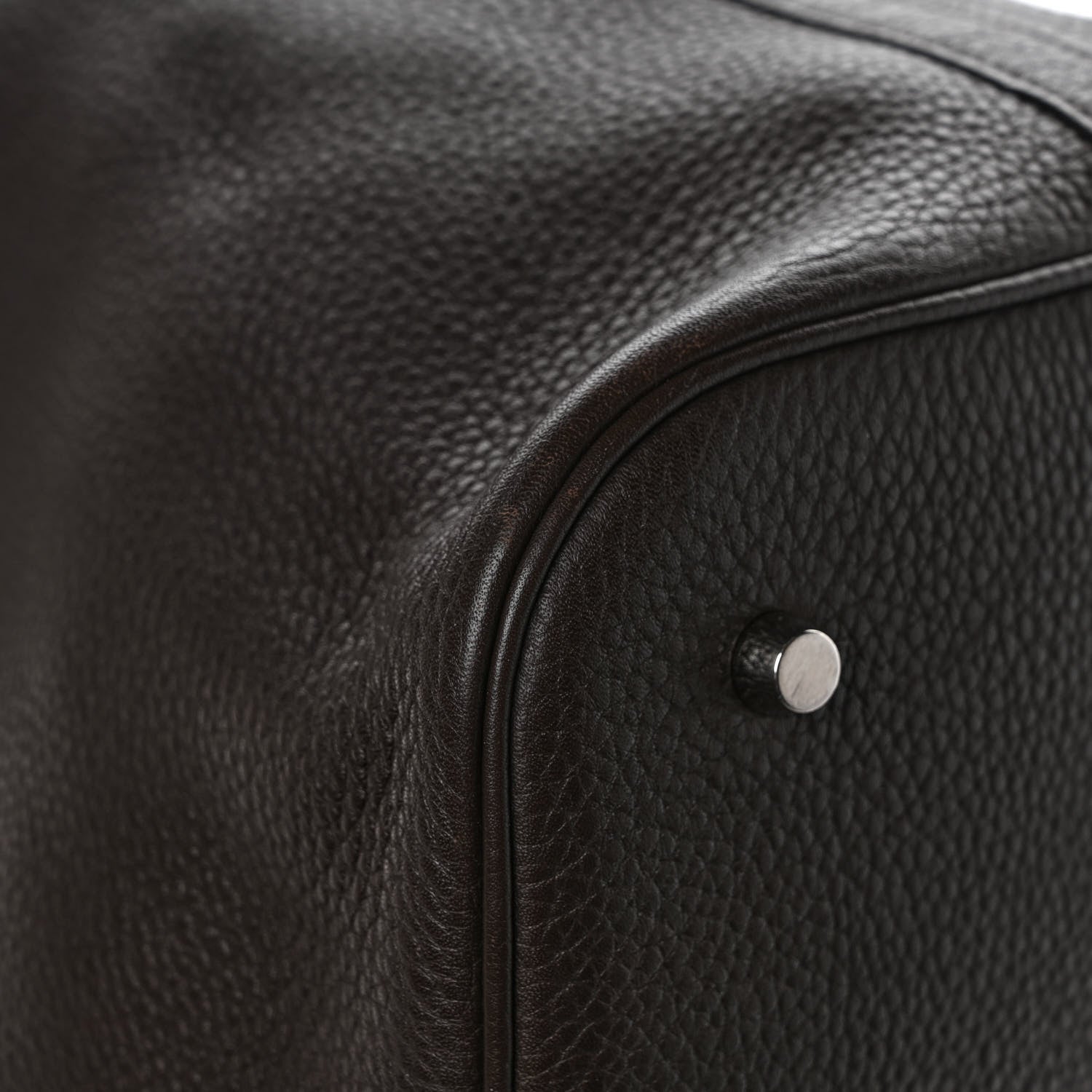 Hermes Taurillon Clemence Picotin Lock TGM Chocolate 8 of 10