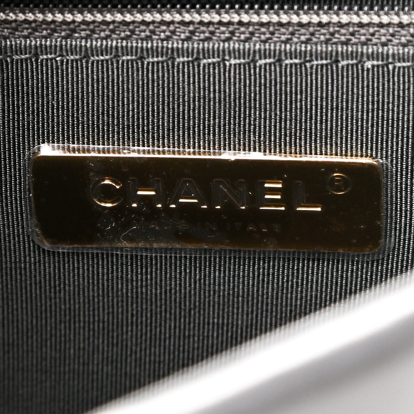 Lambskin Quilted Medium Chanel 19 Flap Dark Grey