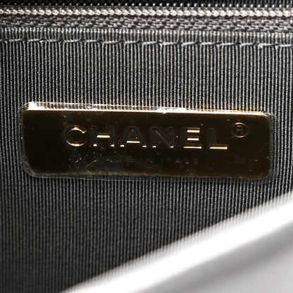 Chanel Lambskin Quilted Medium Chanel 19 Flap Dark Grey 6 of 9