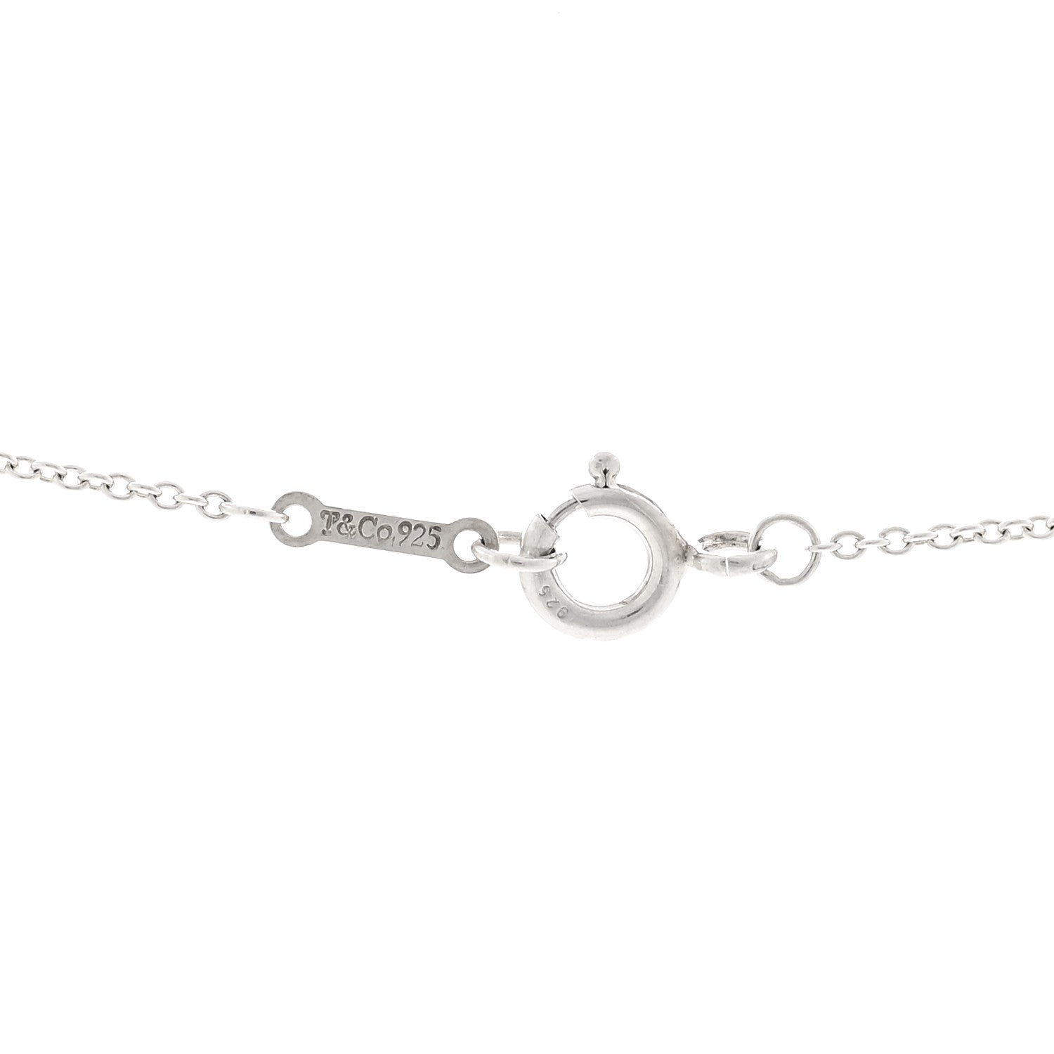 Tiffany Sterling Silver Paloma Picasso Loving Heart Pendant Necklace 5 of 6