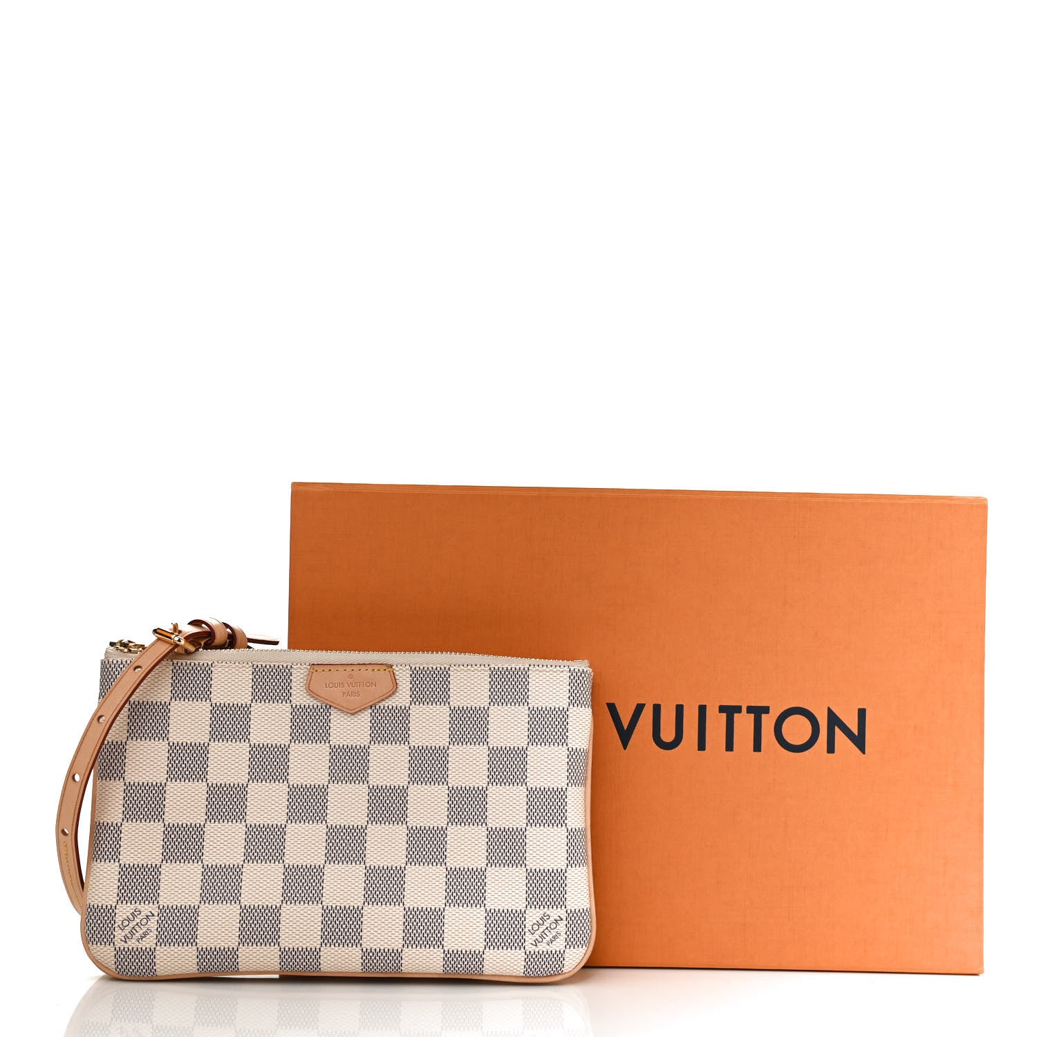 Louis Vuitton Damier Azur Double Zip Pochette 12 of 12