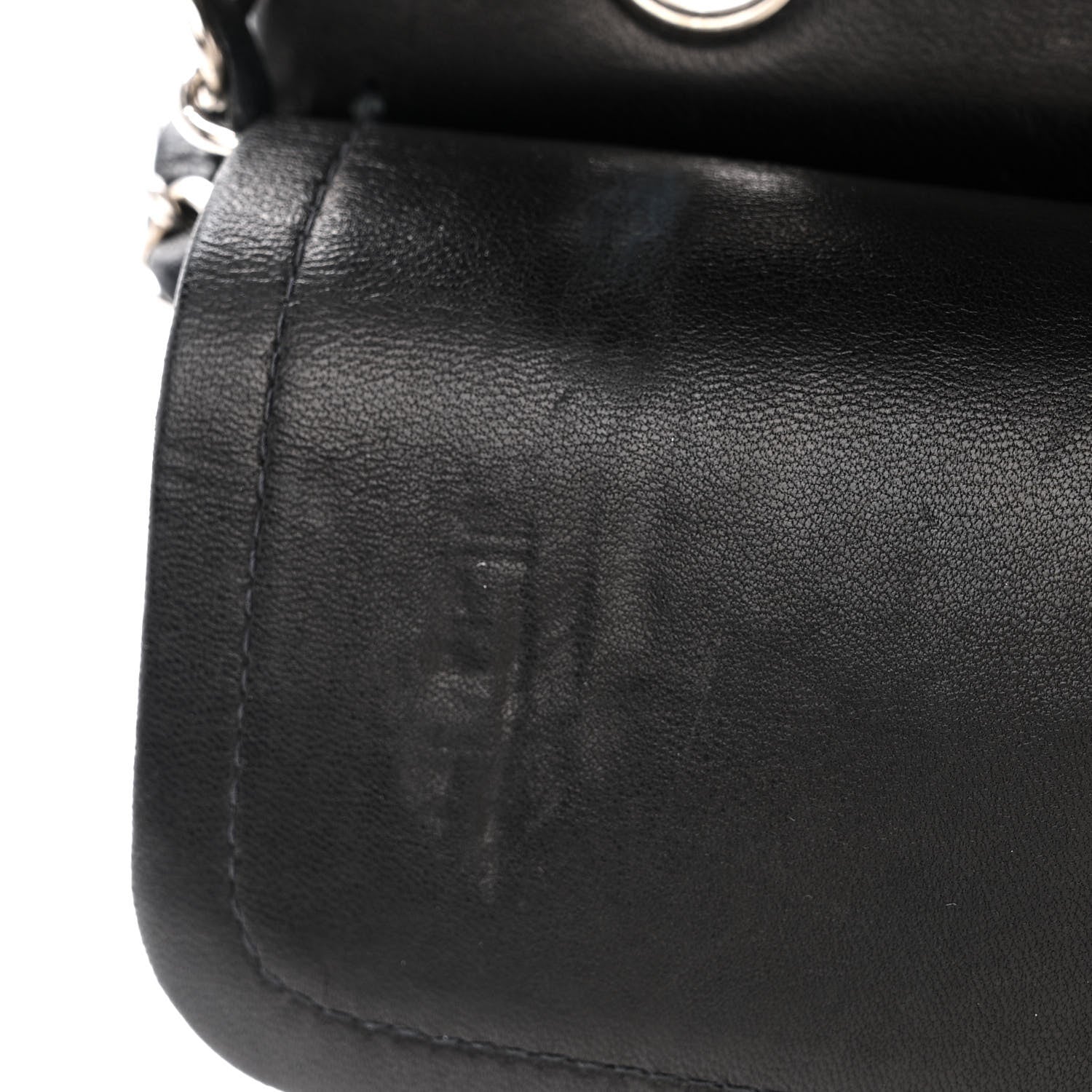Chanel Lambskin Quilted Medium Double Flap Black 13 of 19
