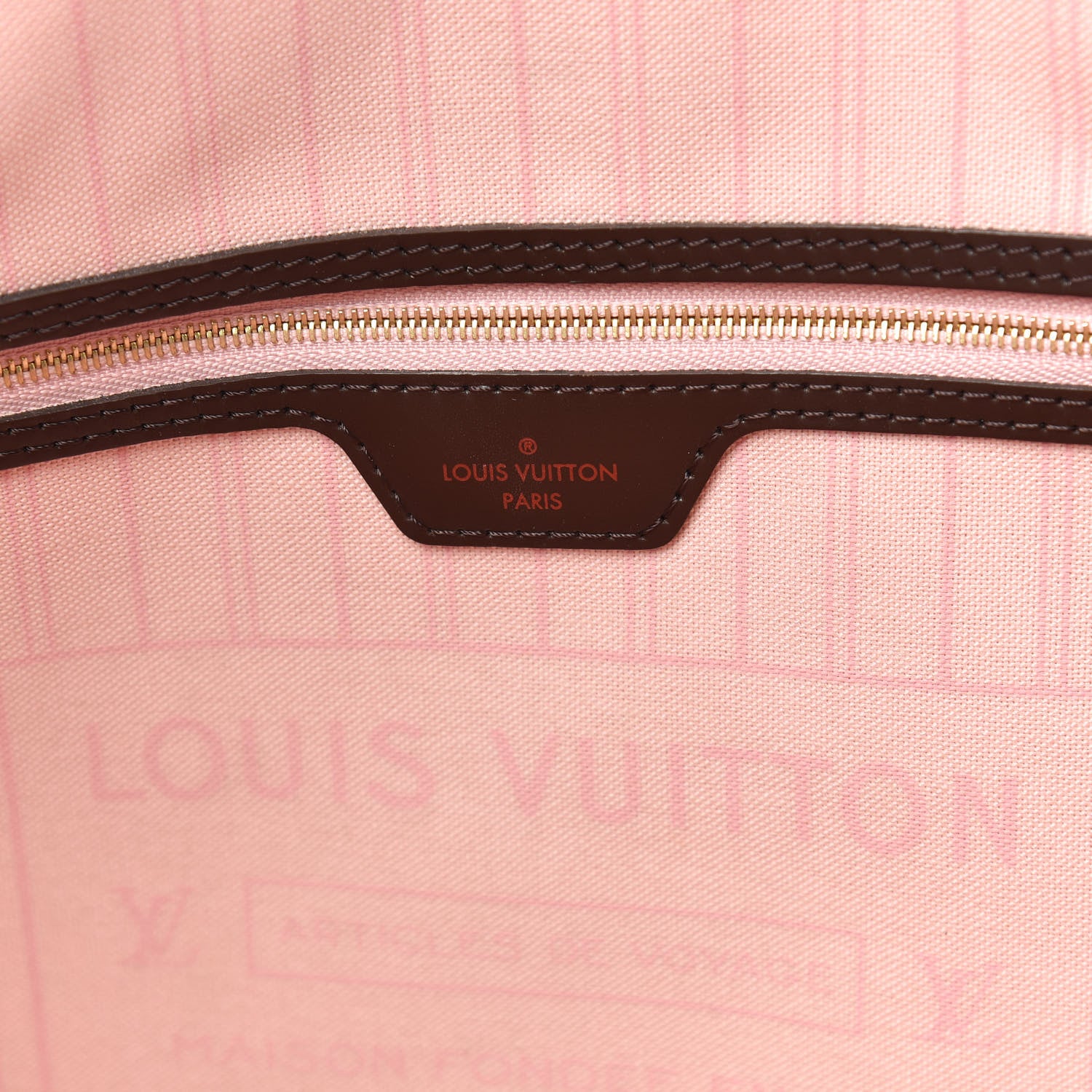 Louis Vuitton Damier Ebene Neo Neverfull MM Rose Ballerine 6 of 10