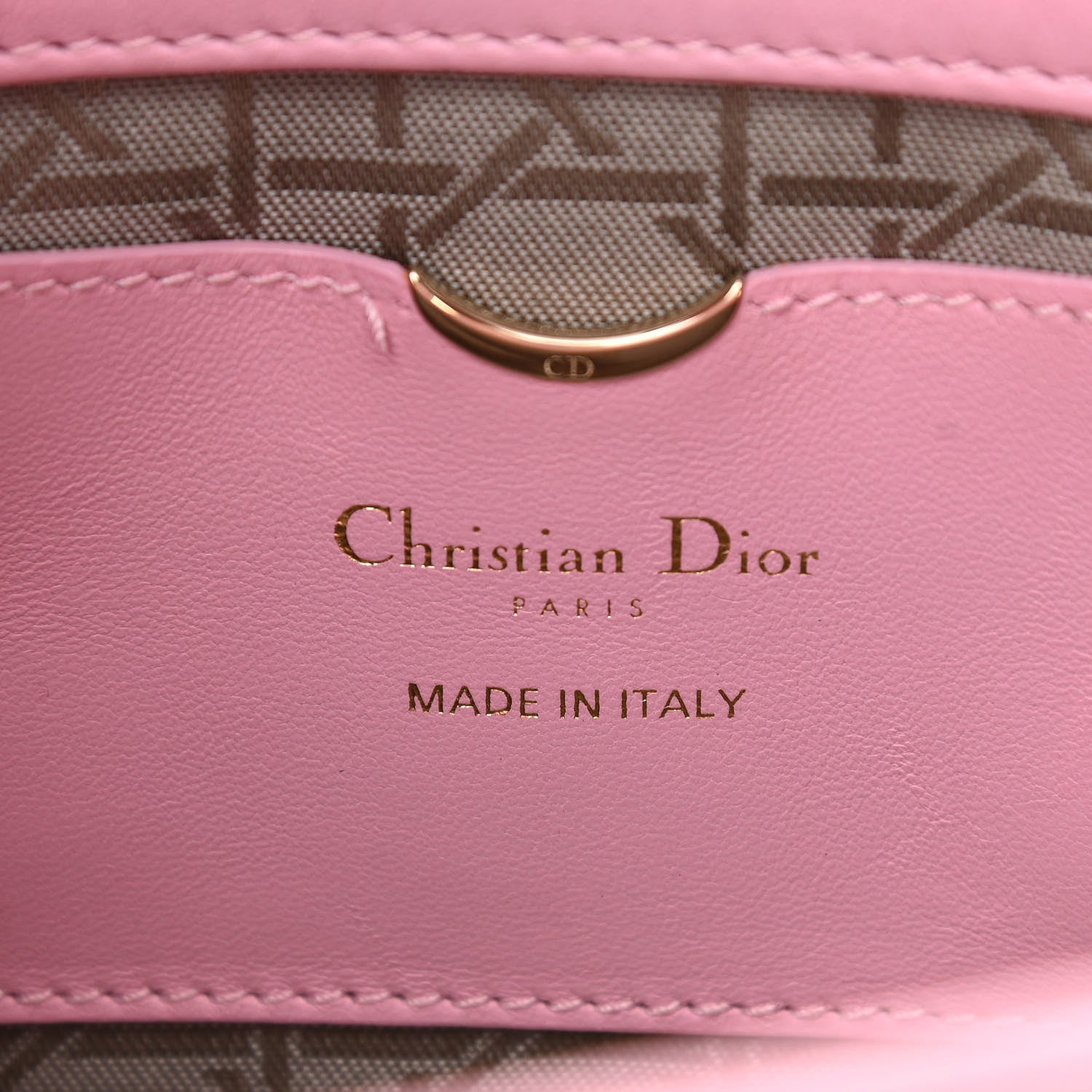 Christian Dior Lambskin Cannage Medium Lady D-Joy Pink 6 of 10