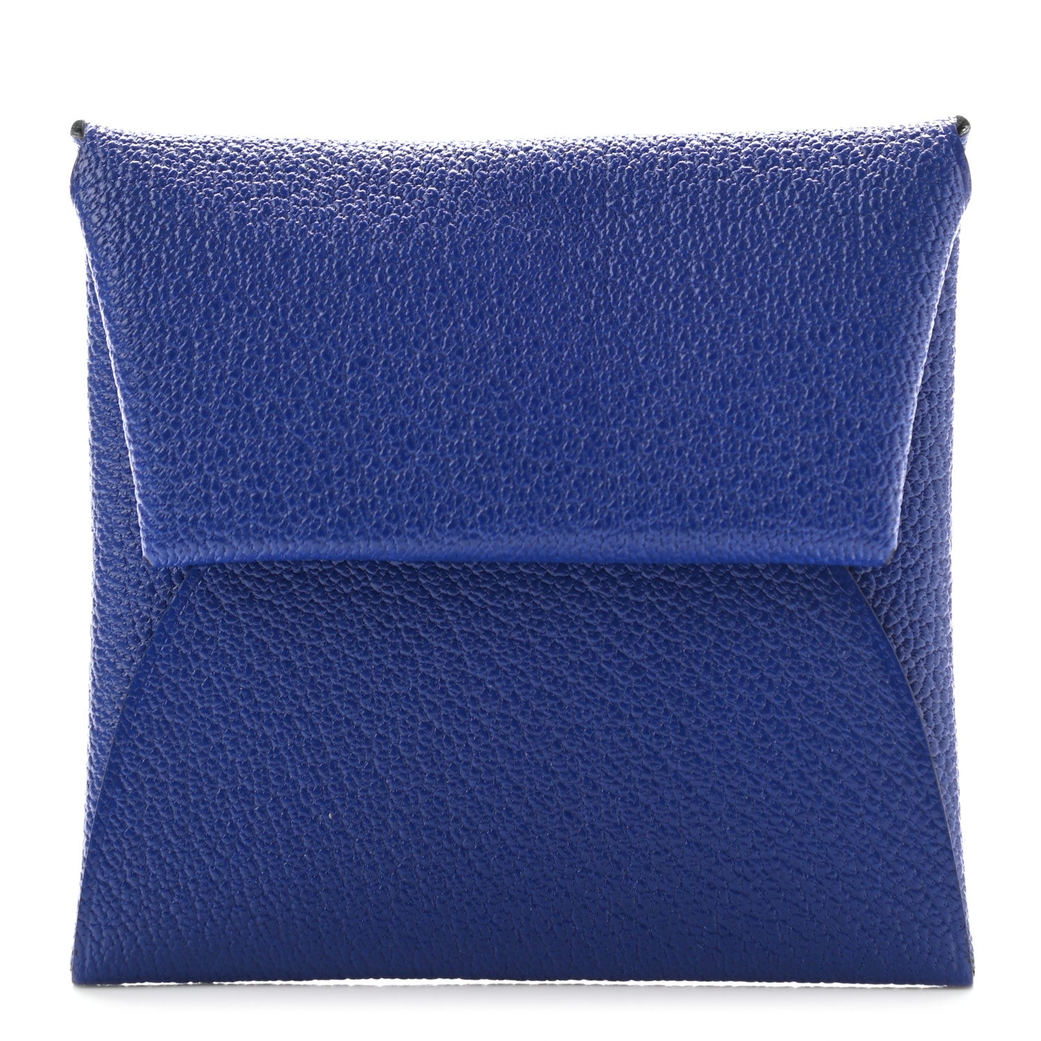 Hermes Chevre Mysore Bastia Coin Purse Bleu Electrique 1 of 7