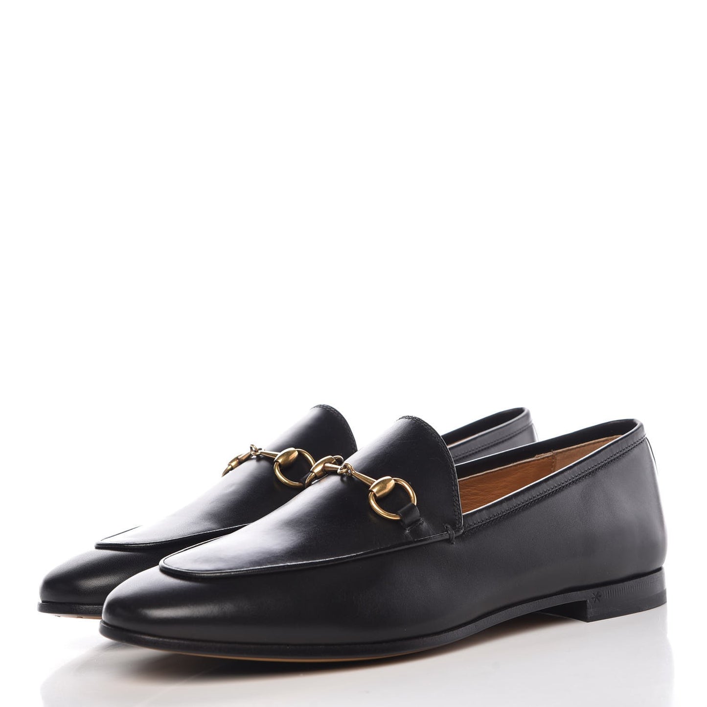 Calfskin Womens Jordaan Loafers 38.5 Black