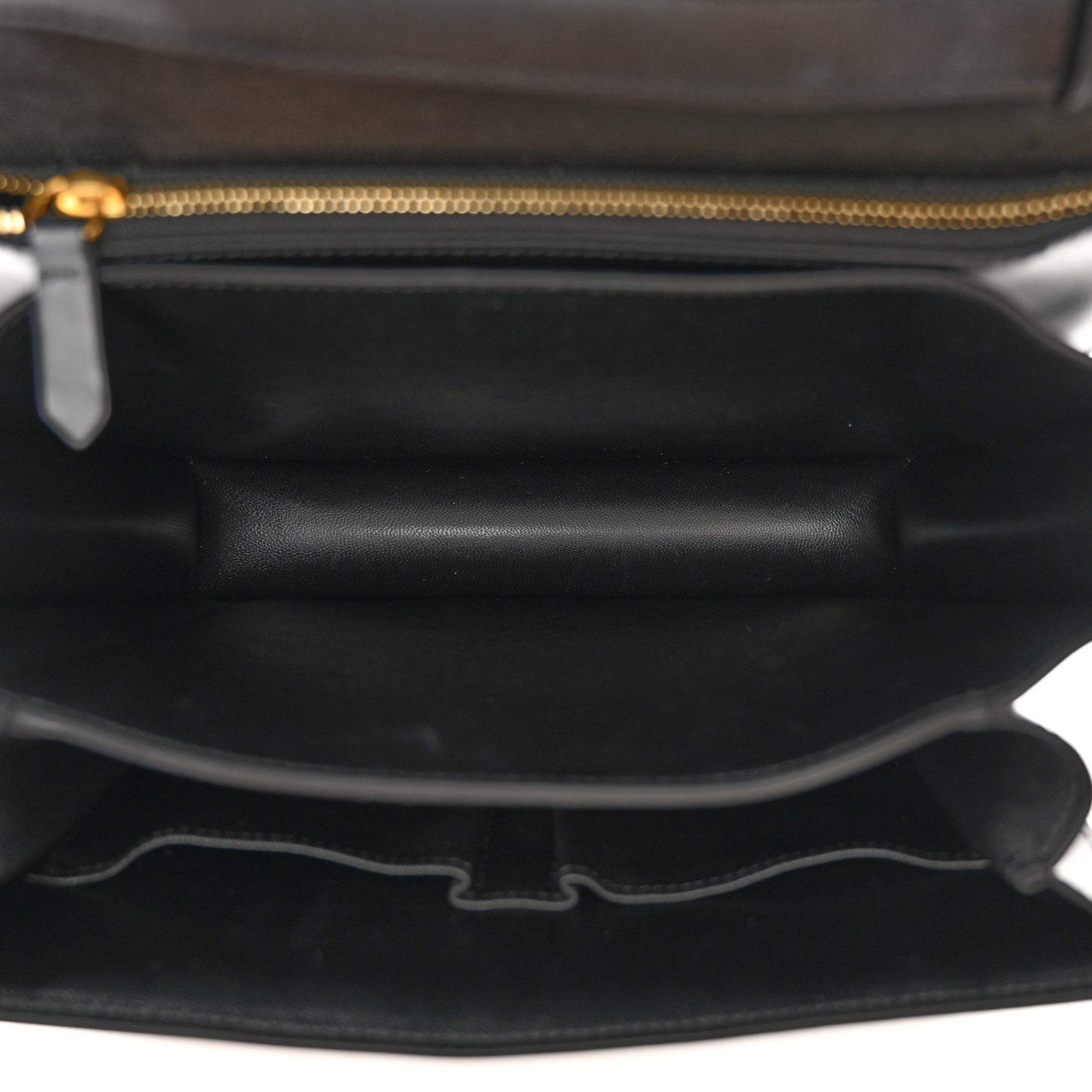 Box Calfskin Medium Classic Box Flap Bag Black