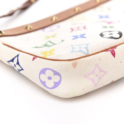 Louis Vuitton Monogram Multicolor Pochette Accessories White 9 of 14