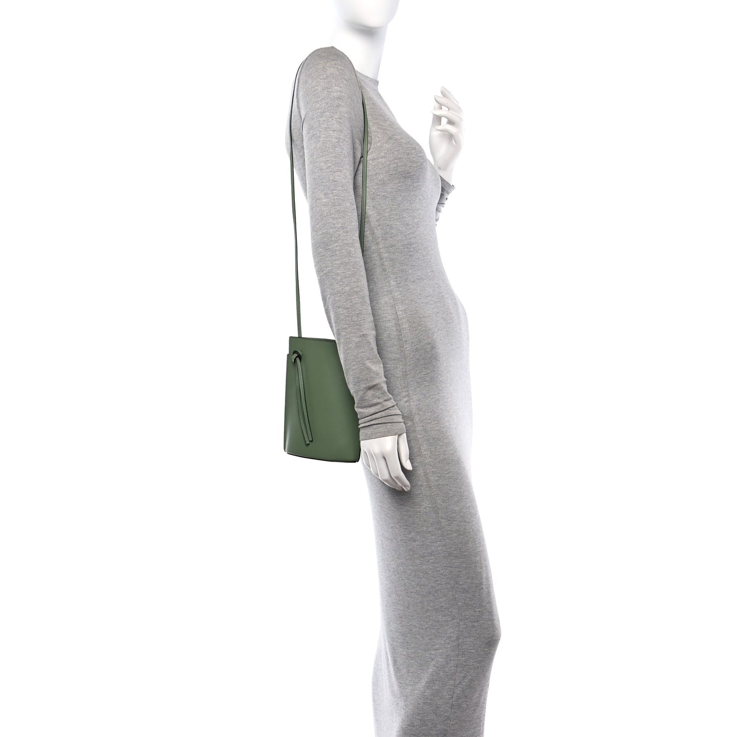 Smooth Calfskin Dice Pocket Green