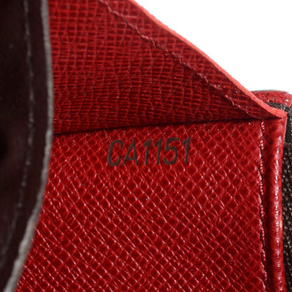 Louis Vuitton Monogram Emilie Wallet Red 8 of 8