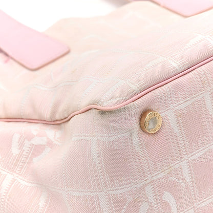 Chanel Nylon Medium Travel Tote Pink 10 of 19