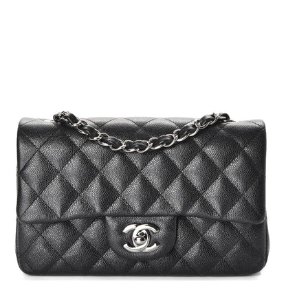 Chanel Iridescent Caviar Quilted Mini Rectangular Flap Black 1 of 8