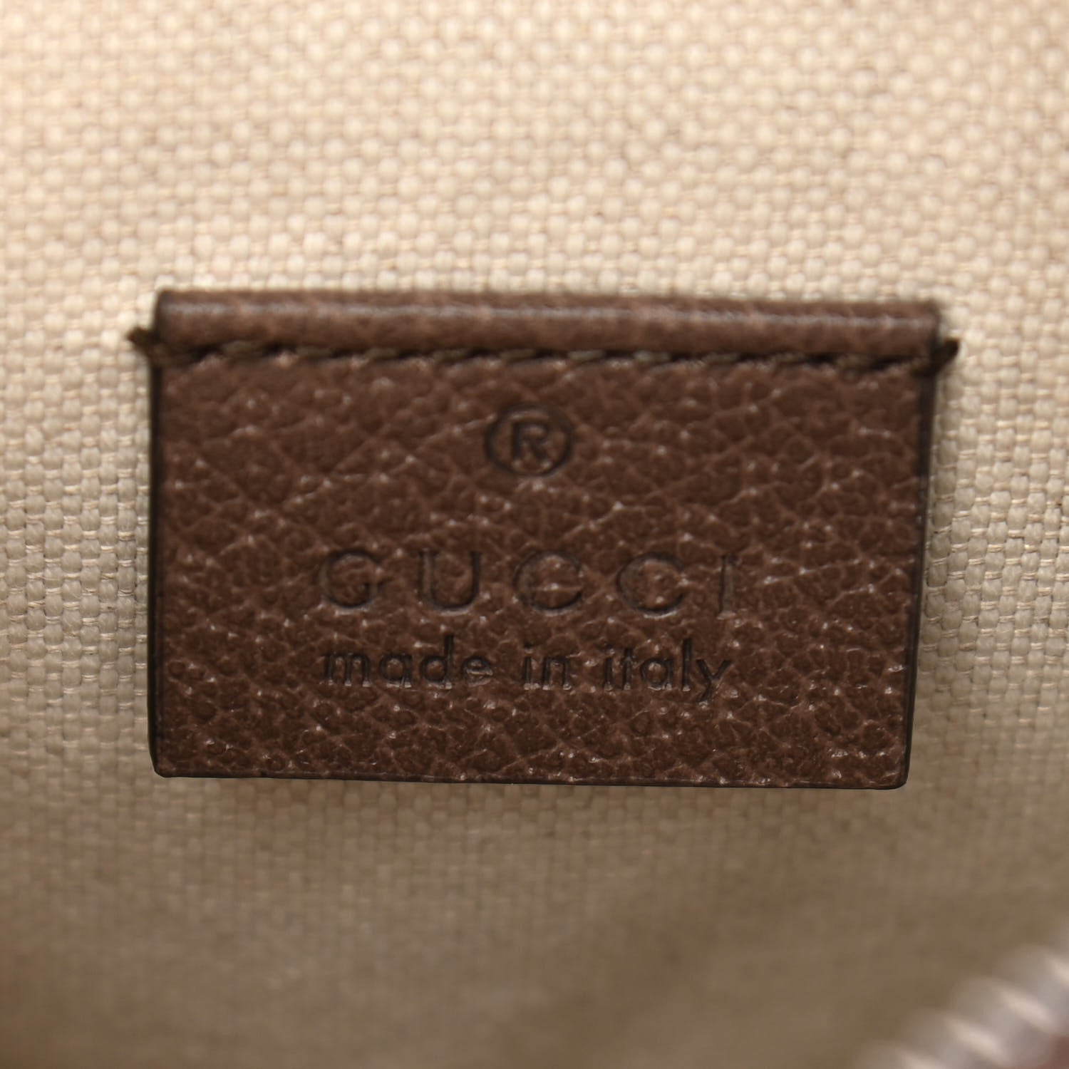 Gucci GG Supreme Monogram Mini Neo Vintage Double Zip Messenger Bag Beige New Acero Crop 6 of 11