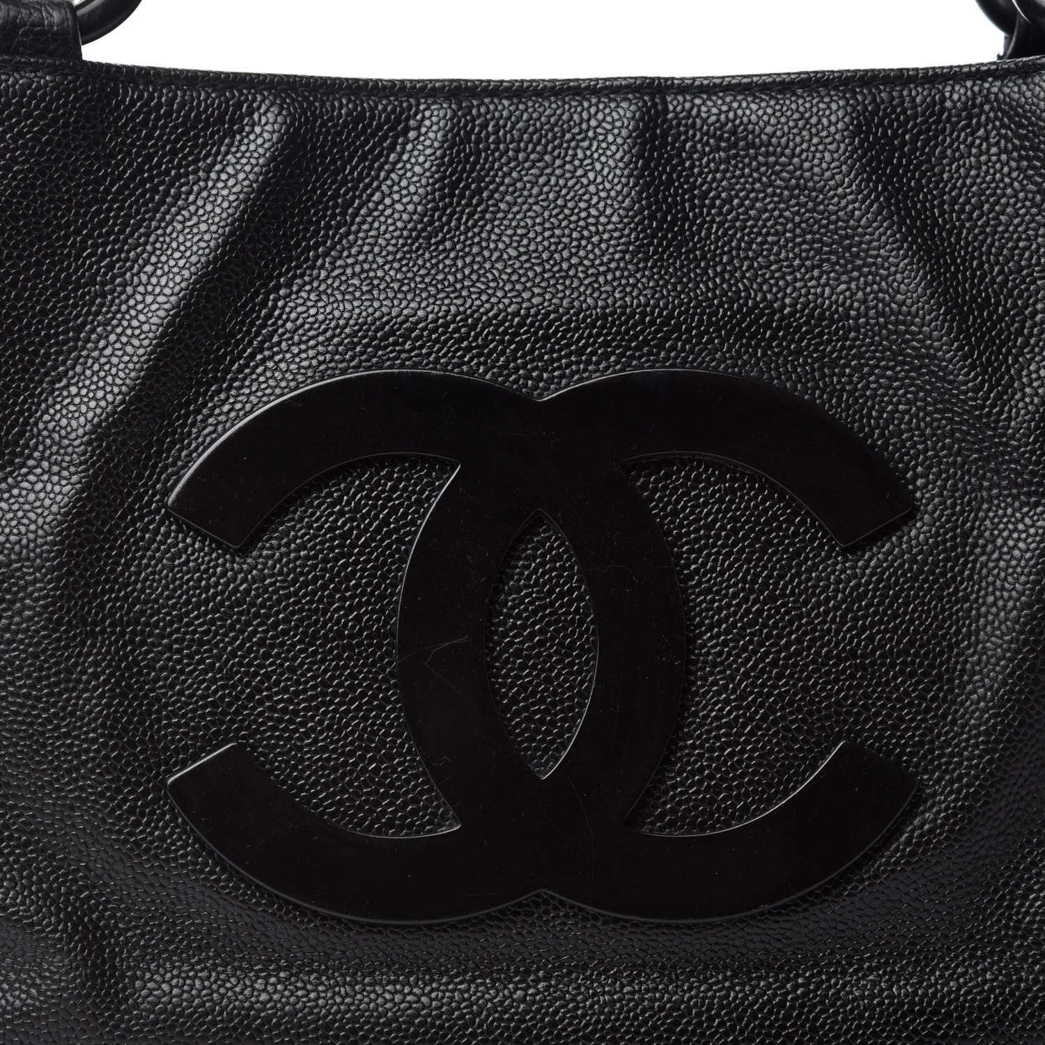 Chanel Caviar CC Tote Black 12 of 12