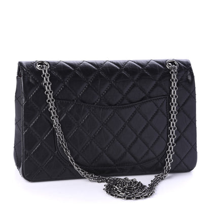 Chanel Aged Calfskin Quilted 2.55 Reissue 226 Flap Black 3 of 10