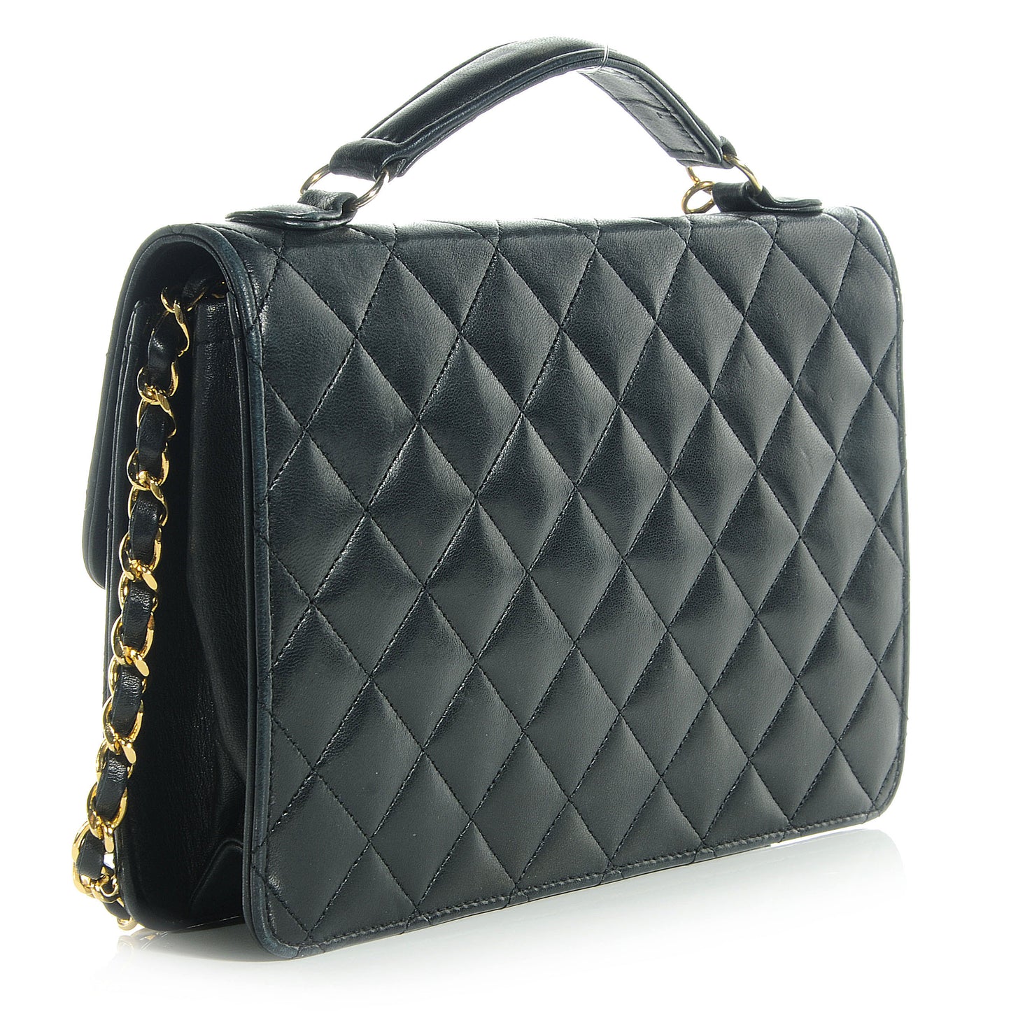 Lambskin Small CC Flap Black