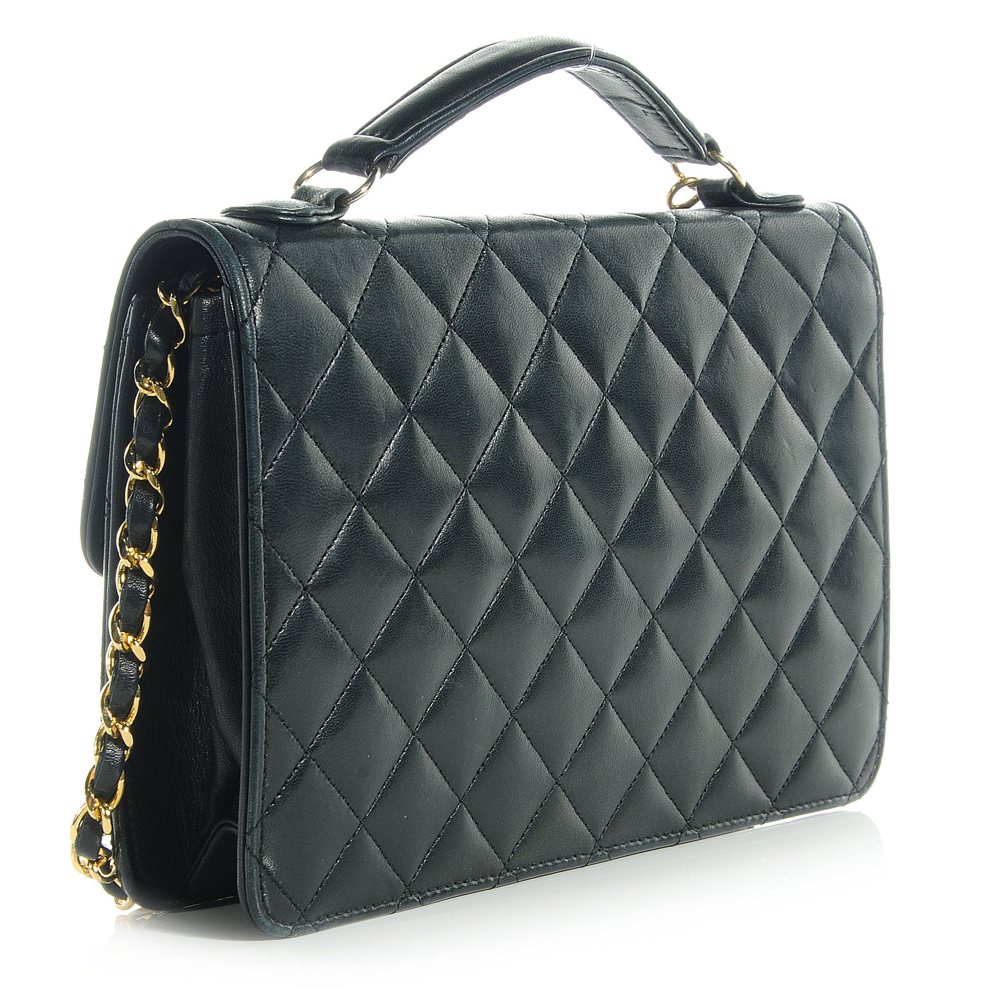 Chanel Lambskin Small CC Flap Black 3 of 7
