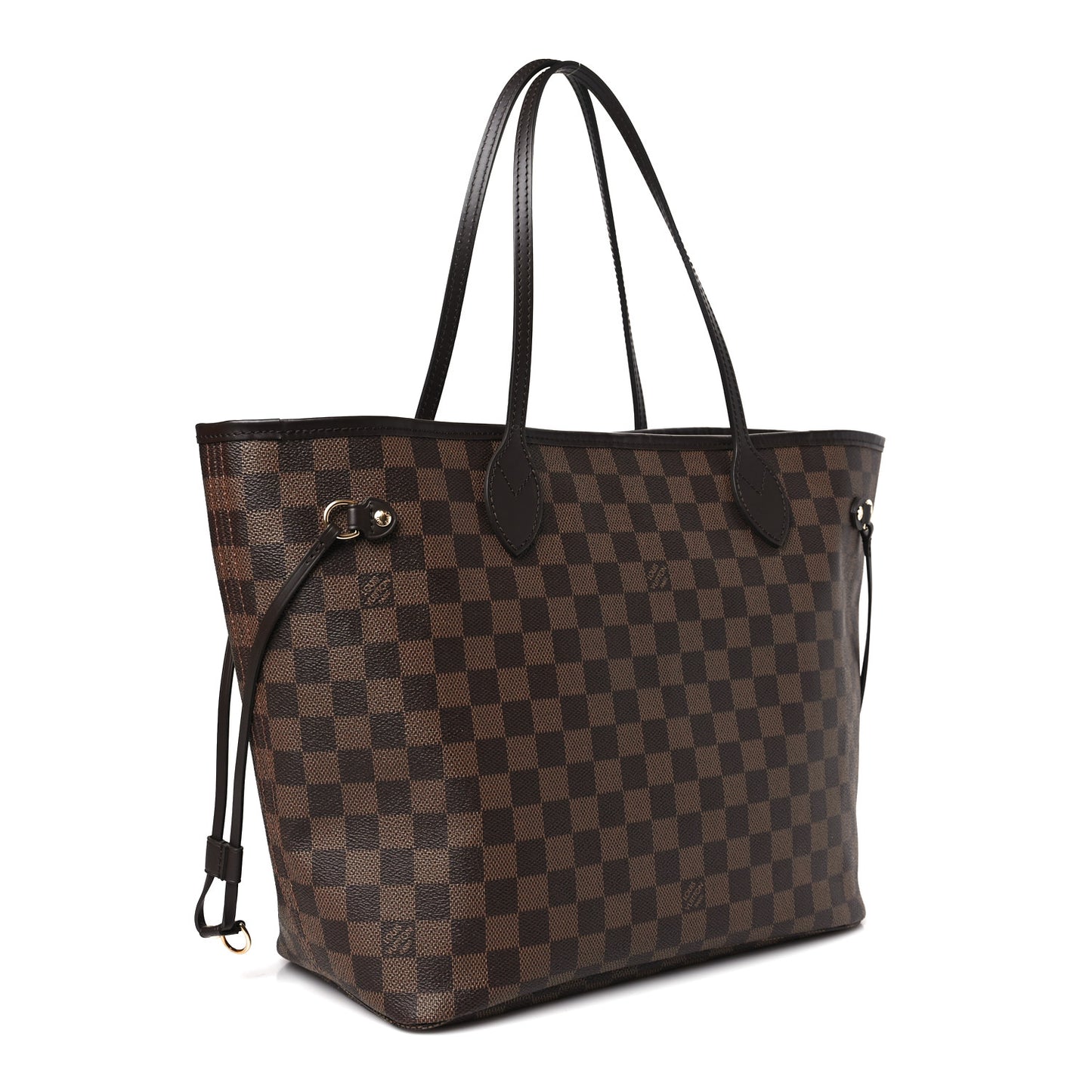 Damier Ebene Neo Neverfull MM Rose Ballerine