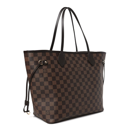 Louis Vuitton Damier Ebene Neo Neverfull MM Rose Ballerine 3 of 8