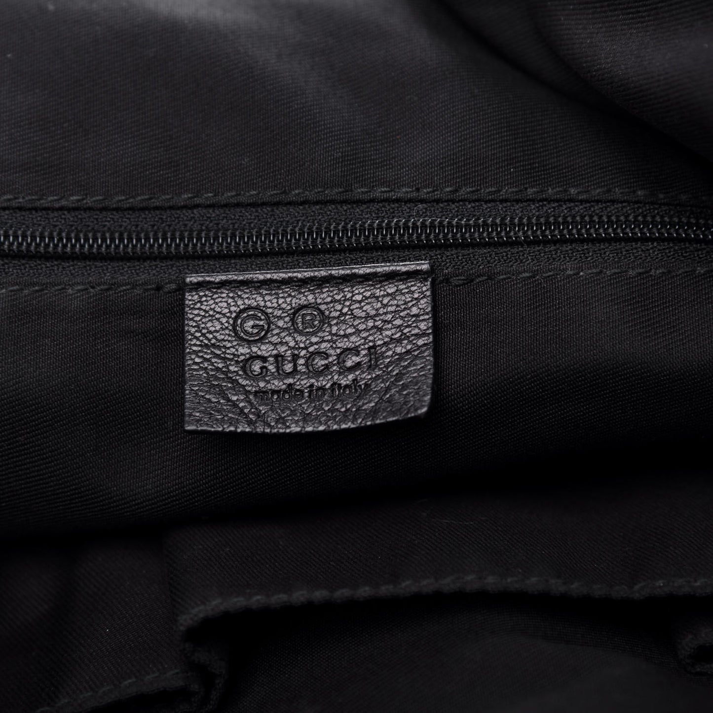 Guccissima Large Full Moon Tote Black