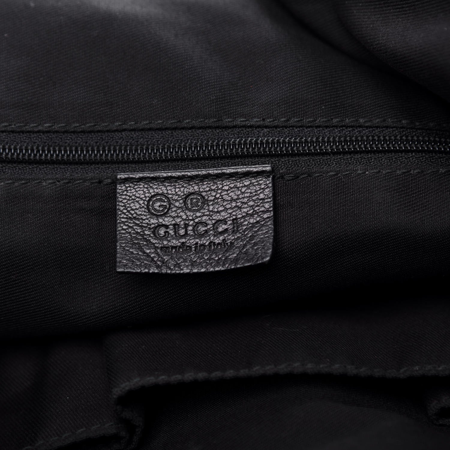 Gucci Guccissima Large Full Moon Tote Black 6 of 11