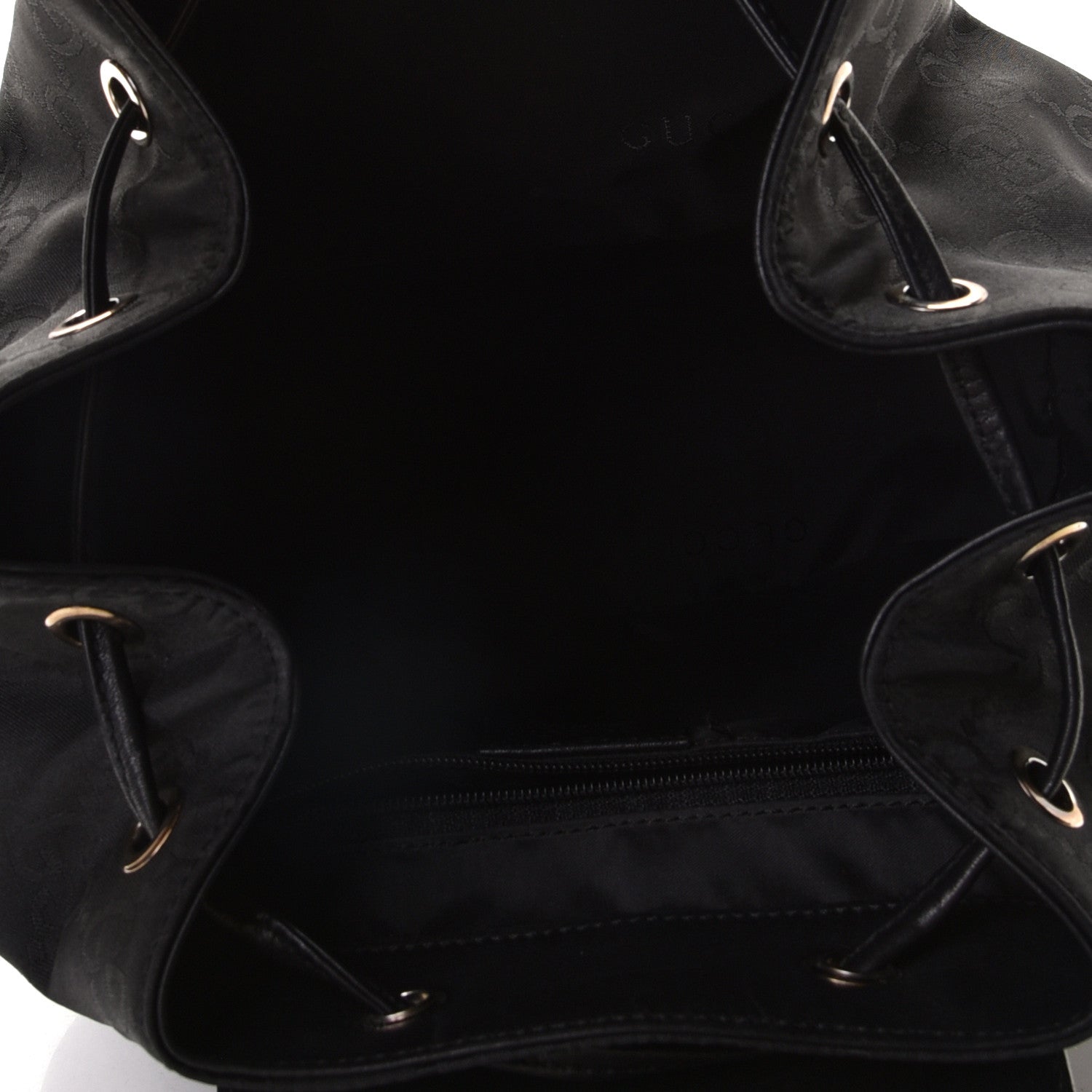 Gucci Nylon Monogram Backpack Black 11 of 11
